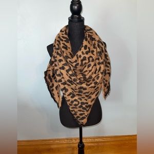 Leopard Print Scarf